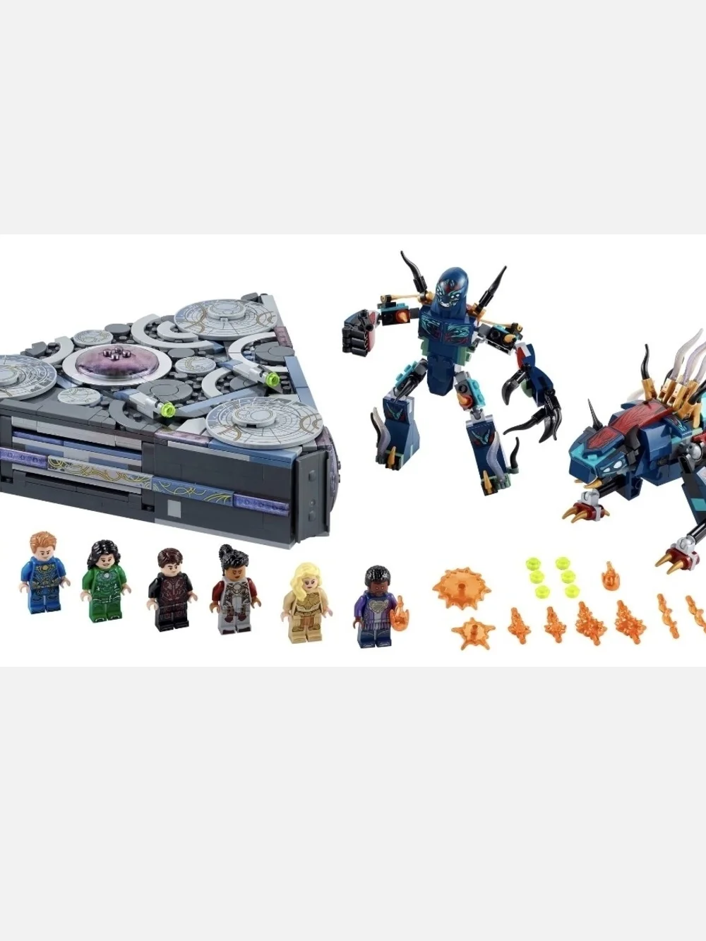 LEGO Marvel Eternals Rise of the Domo Kids Toy - Blue/Grey